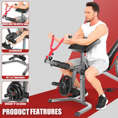 🔥Last Day Special Sale $39.99-Preacher Curl Pad for Home Gym Workout Equipment