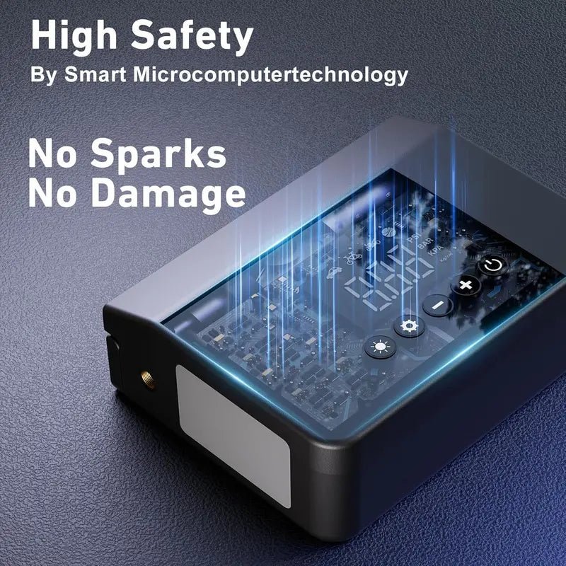 Last Day Special Sale $29.99-Jump Starter with Air Compressor