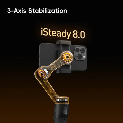 🎥Last Day Special Sale 39.99-hohem iSteady X3 SE Gimbal Stabilizer for iPhone